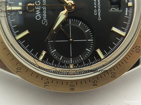 0116 Speedmaster ’57 Co-Axial SS RG OMF 1:1 Best Edition Black Dial On SS RG Bracelet A9300 (Free Leather Strap) RelaxedFit 8071